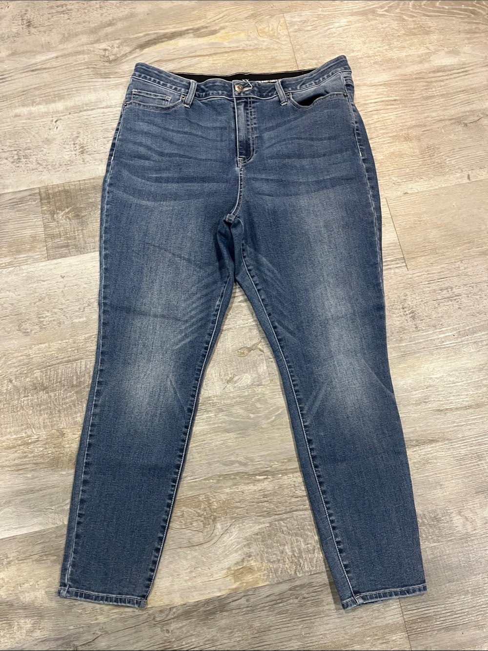 NY&C jeans high waist curvy Classic High-Rise Blue Women's Jeans 16 petite